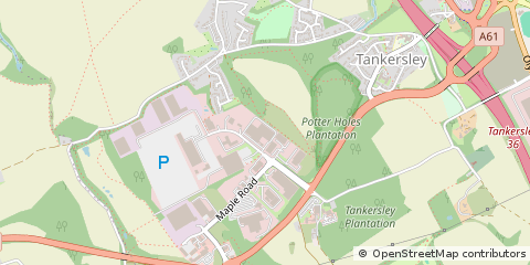 Map of Barnsley