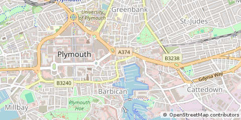 Map of Plymouth