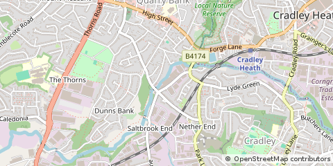 Map of Halesowen