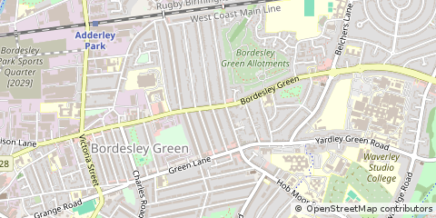 Map of Birmingham