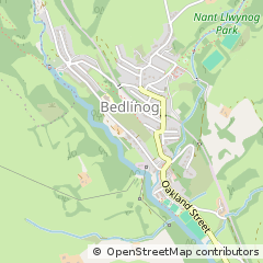 Map of Treharris, MID Glamorgan
