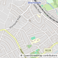 Map of Bromley, Kent