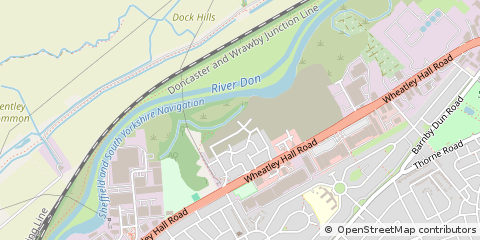 Map of Doncaster