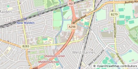 Map of NEW Malden, Hertfordshire