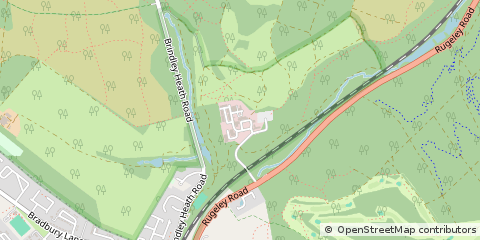 Map of Cannock, Staffs