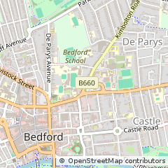 Map of Bedford