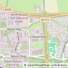 Map of Cramlington, Northumberland