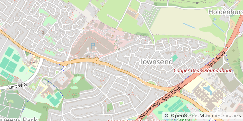 Map of Bournemouth