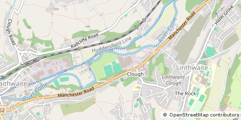 Map of Huddersfield