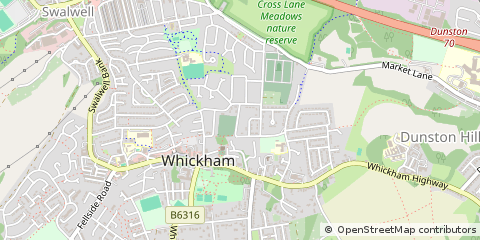 Map of Newcastle Upon Tyne