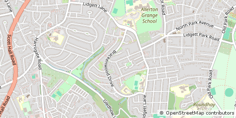 Map of West Yorkshire