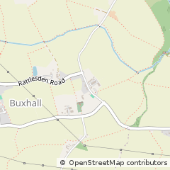 Map of Buxhall, Suffolk