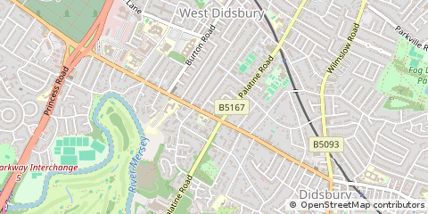 Map of Manchester