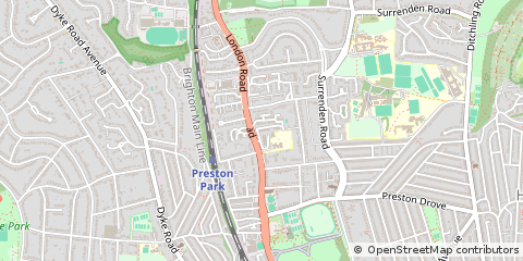 Map of Brighton, East Sussex