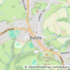 Map of Battle, East Sussex