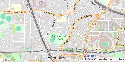 Map of Wembley