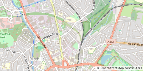 Map of Walsall