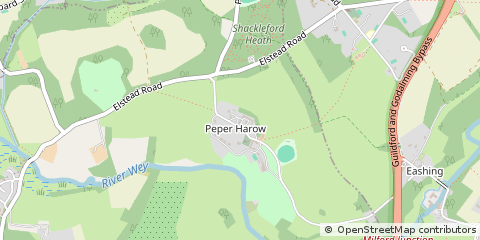 Map of Godalming