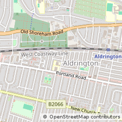 Map of Hove, East Sussex