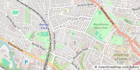 Map of Leeds
