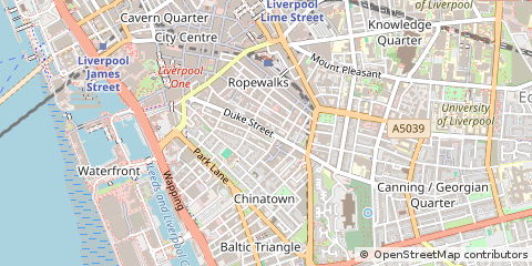 Map of Merseyside