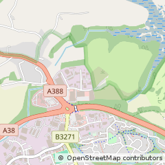Map of Saltash, Cornwall