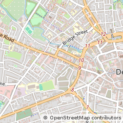 Map of Derbyshire