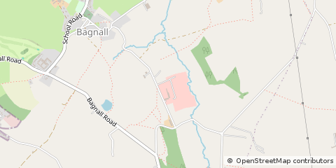 Map of Stoke-on-Trent, Staffordshire
