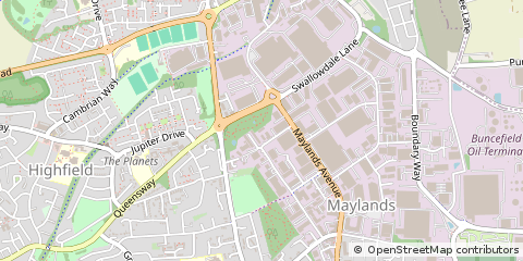 Map of Hemel Hempstead, Hertfordshire