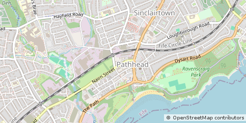 Map of Kirkcaldy