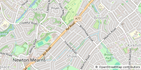 Map of Glasgow