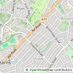 Map of Glasgow