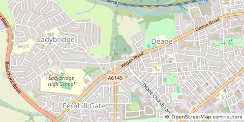 Map of Bolton
