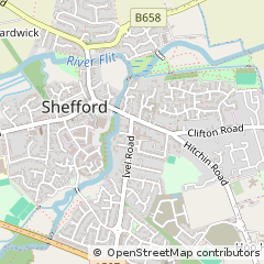 Map of Shefford, Bedfordshire