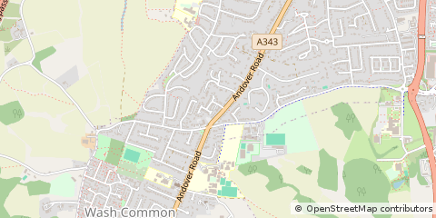 Map of Newbury, Berkshire
