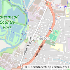 Map of Leicester, Leicestershire