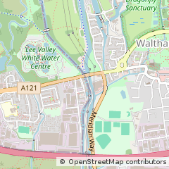 Map of Waltham Abbey, London