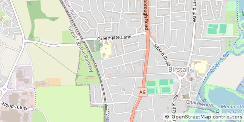 Map of Leicester, Leicestershire