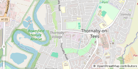 Map of Stockton-on-Tees