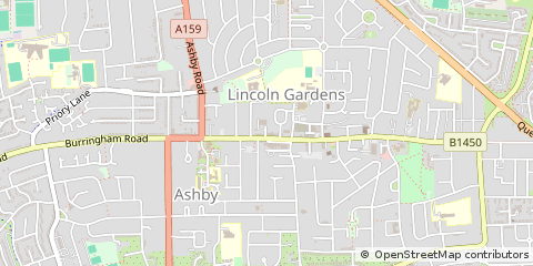Map of Scunthorpe, Lincolnshire