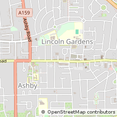 Map of Scunthorpe, Lincolnshire