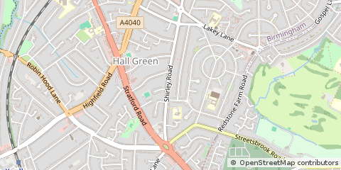 Map of Birmingham