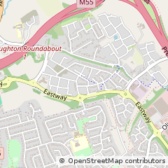 Map of Preston, Lancashire