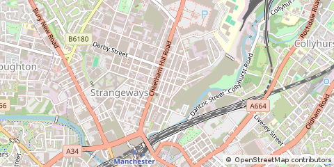 Map of Manchester