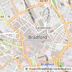 Map of West Yorkshire
