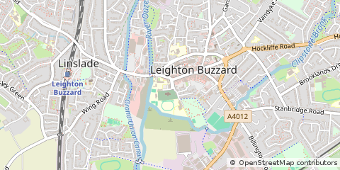 Map of Leighton Buzzard, Bedfordshire