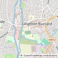Map of Leighton Buzzard, Bedfordshire