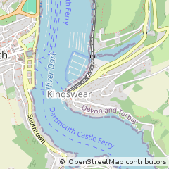 Map of Kingswear, Dartmouth