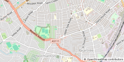 Map of Derby