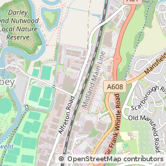 Map of Derby, Derbyshire
